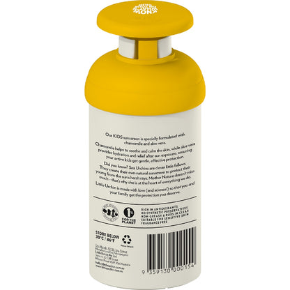 Little Urchin Spf50 Kids Natural Clear Zinc Sunscreen Pump 300g