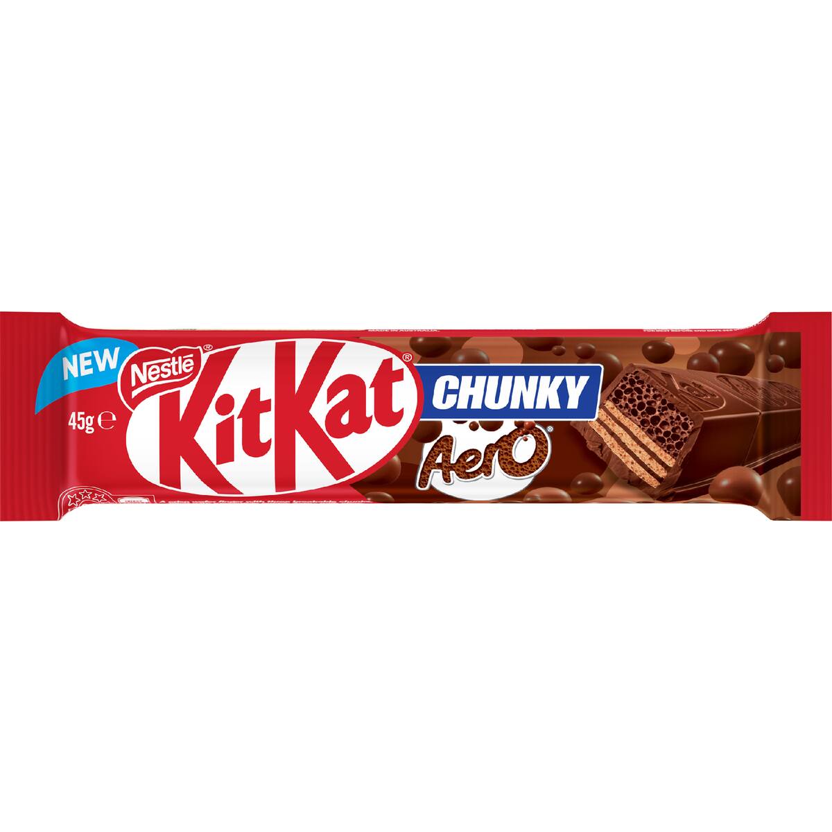 Kitkat Chunky Aero Milk Chocolate Bar 45g