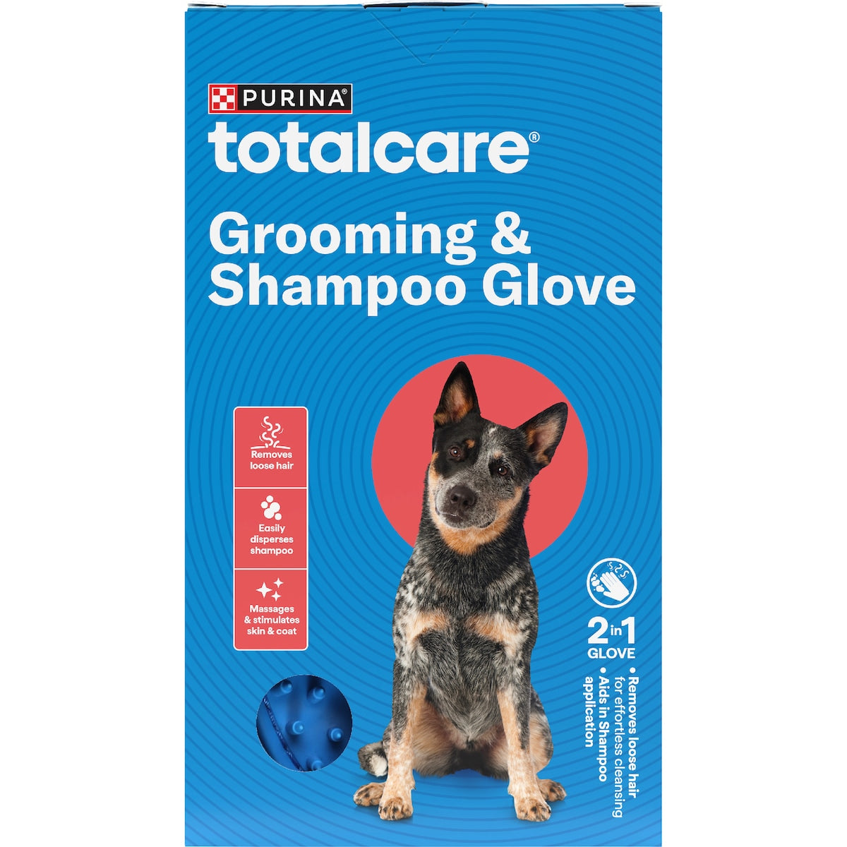 Total Care Grooming & Shampoo Glove Each