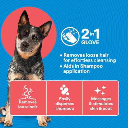 Total Care Grooming & Shampoo Glove Each