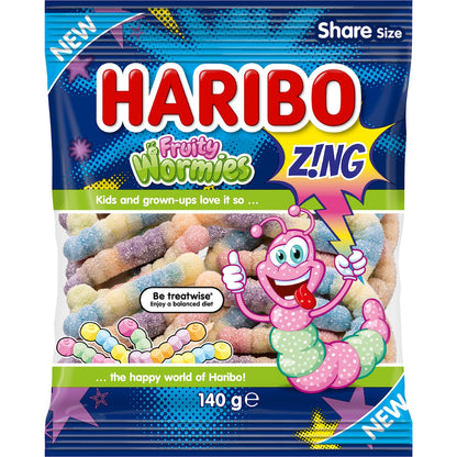 Haribo Fruity Wormies Share Size 140g
