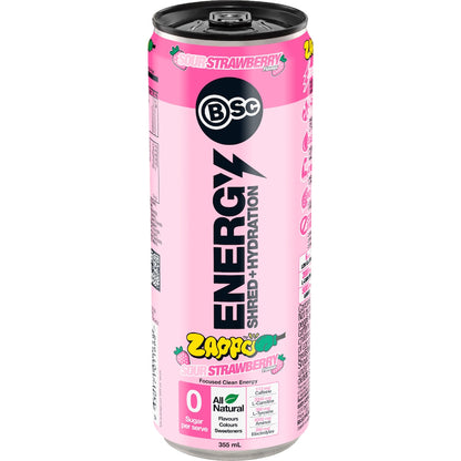 Bsc Zappo Energy Shred & Hydration Sour Strawberry 355ml