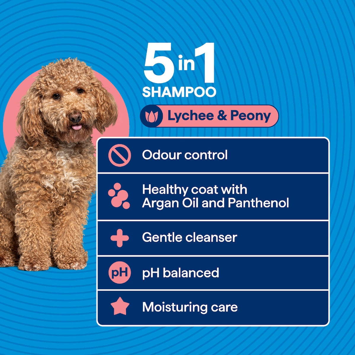 Purina Total Care Nourishing Shampoo For Dogs Lychee & Peony 300ml