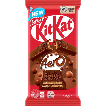 Kitkat Aero Milk Chocolate Block 155g