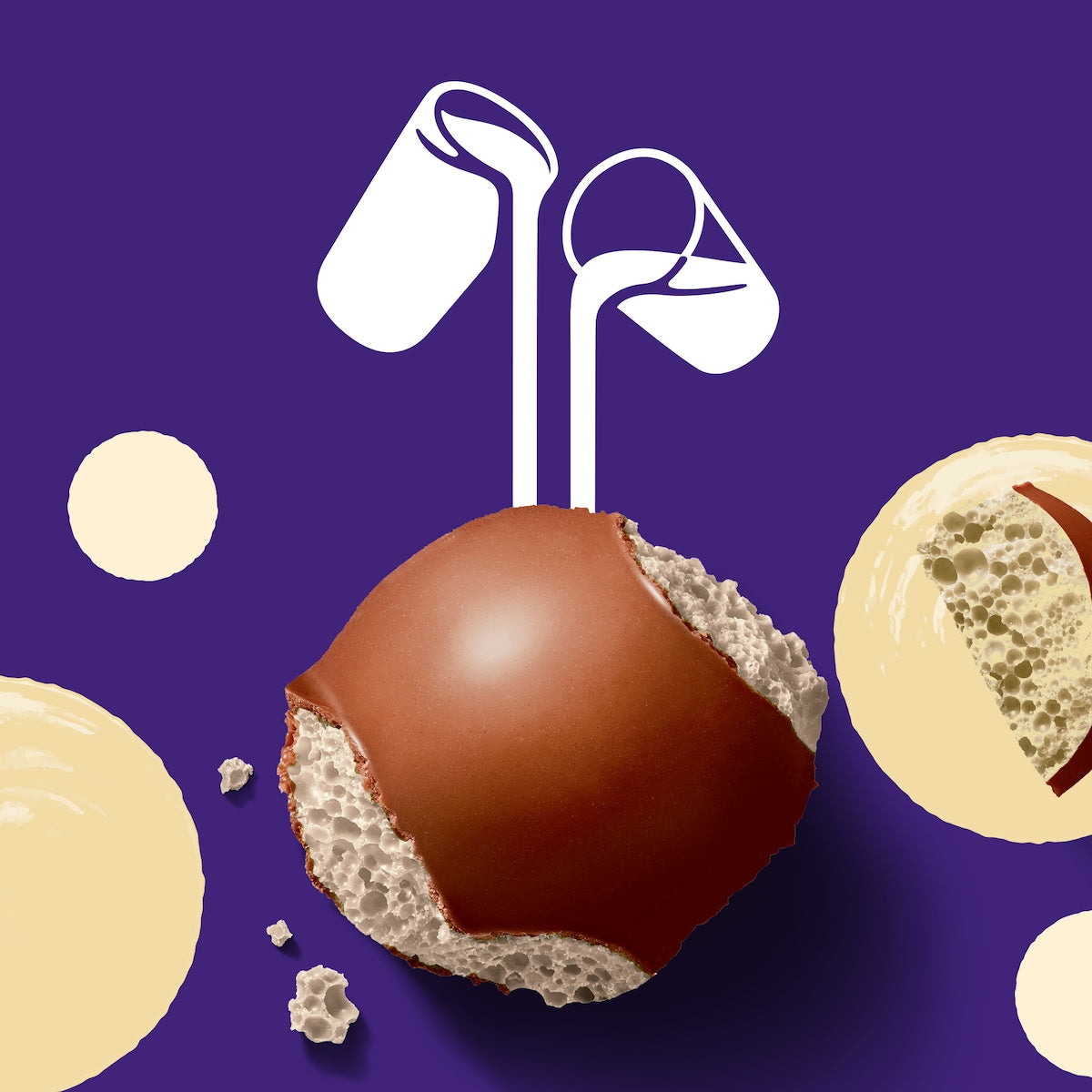 Cadbury Dairy Milk Bubbly Top Deck Chocolate Block 160g