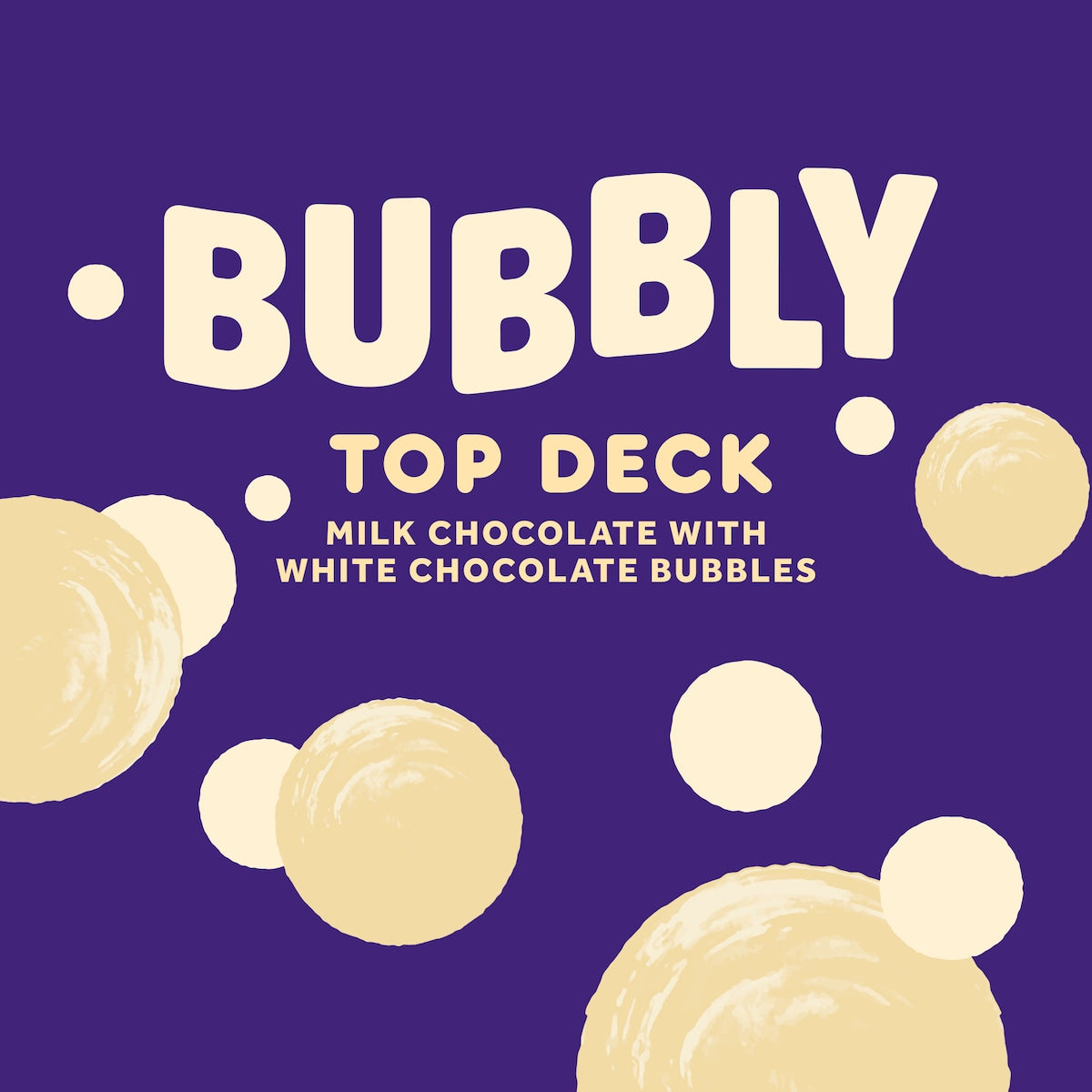 Cadbury Dairy Milk Bubbly Top Deck Chocolate Block 160g