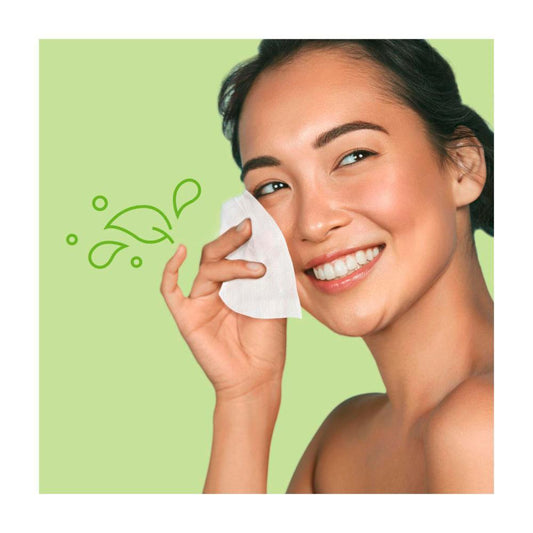 Simple eansing Facial Wipes Kind To Skin Biodegradable - 50 pack