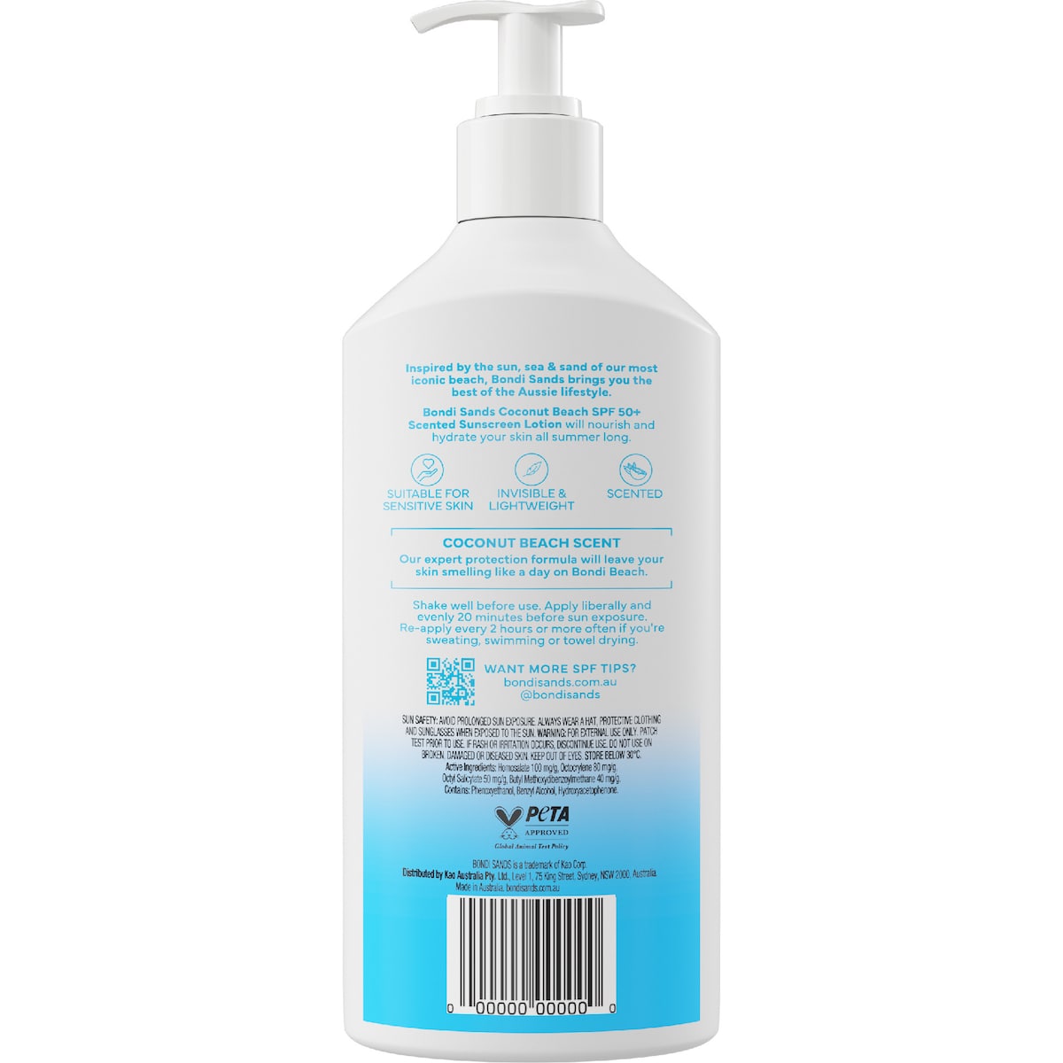 Bondi Sands Spf50+ Coconut Beach Sunscreen Lotion 400ml