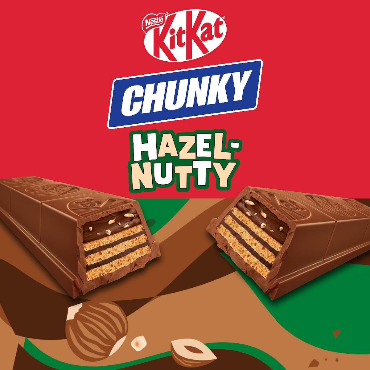 Kitkat Chunky Hazelnut Chocolate Bar 41g