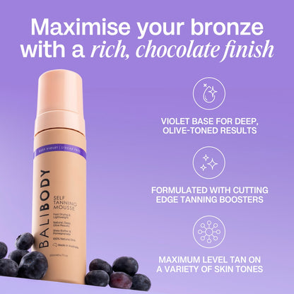 Bali Body Deep Violet Self Tanning Mousse 200ml
