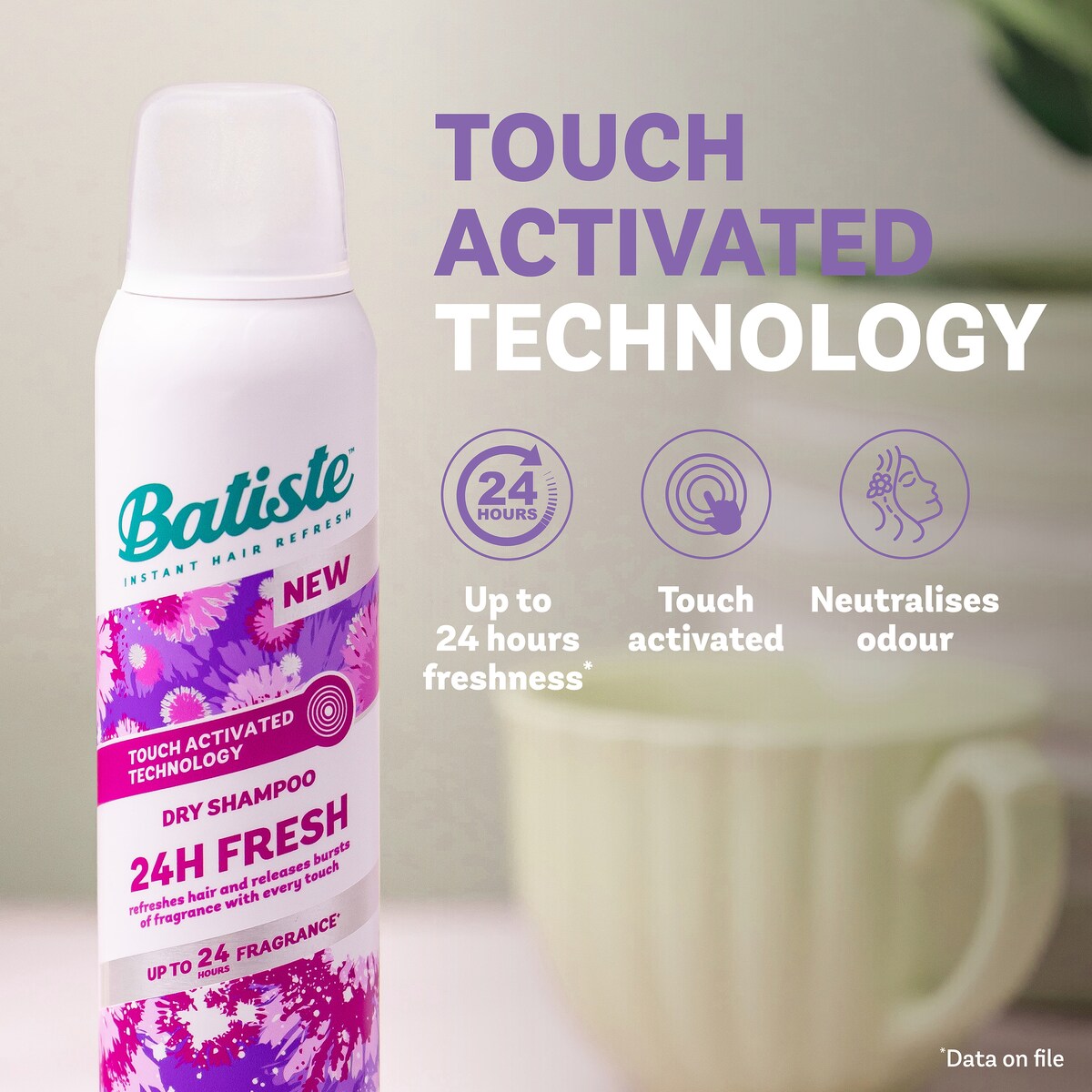 Batiste 24hr Fresh Dry Shampoo 200ml