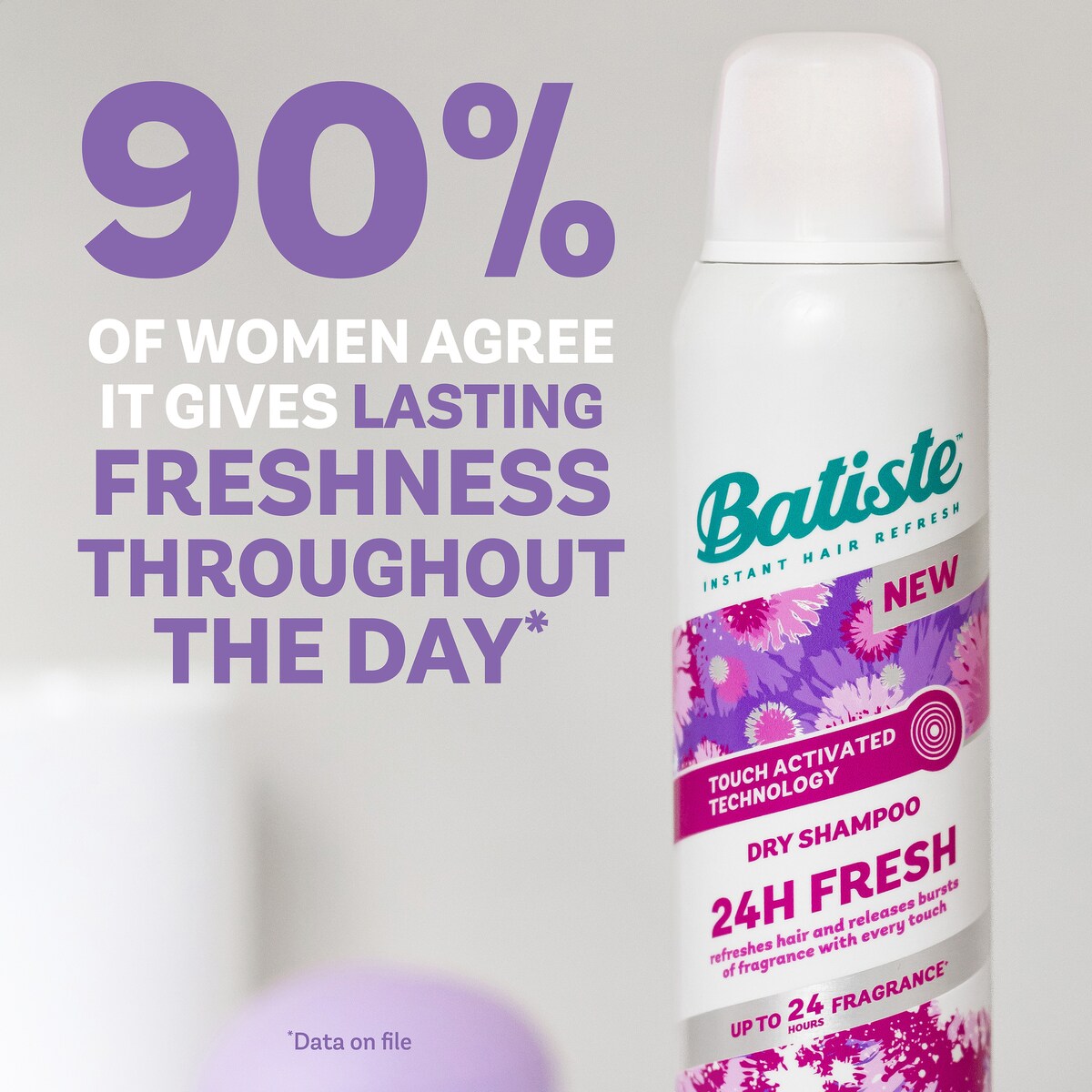 Batiste 24hr Fresh Dry Shampoo 200ml
