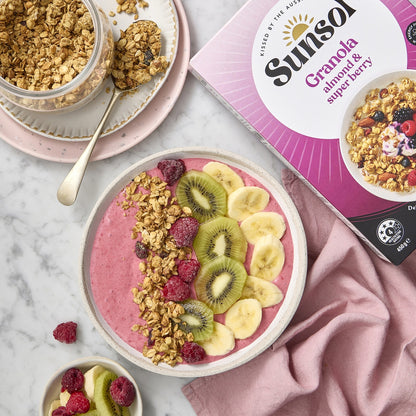 Sunsol Wholegrain Granola Almond & Super Berry 450g