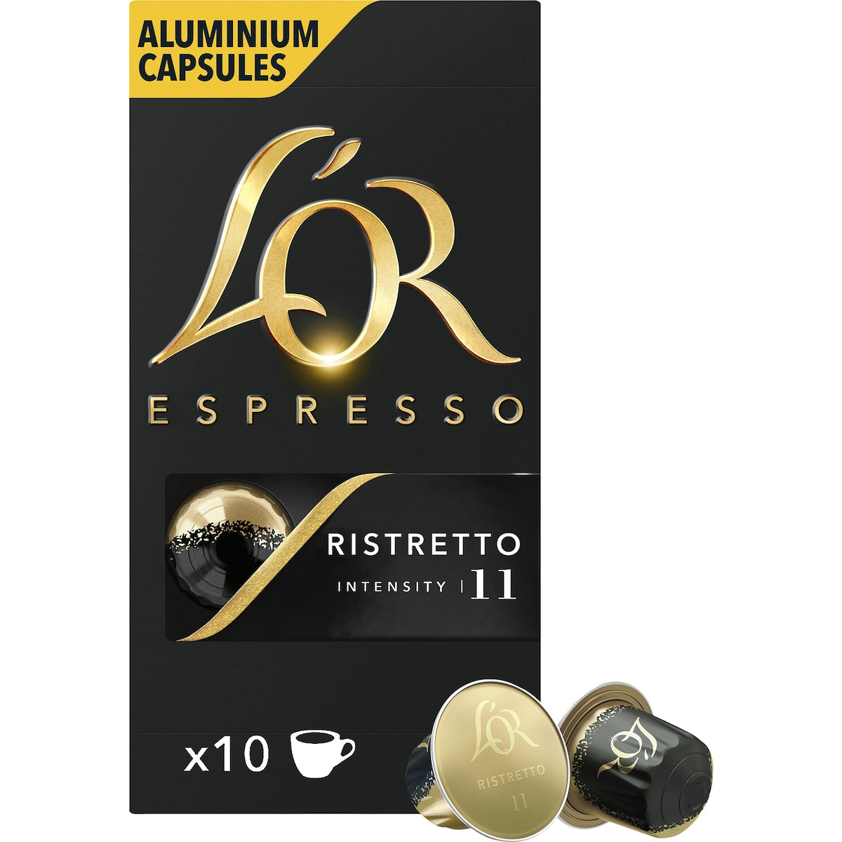 Lor Espresso Ristretto Coffee Pods Nespresso Compatible 10 Pack