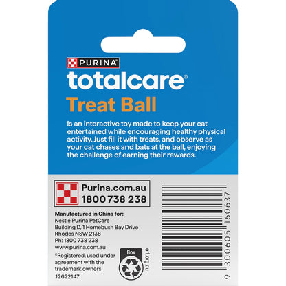 Purina Total Care Treat Ball Cat Toy Each