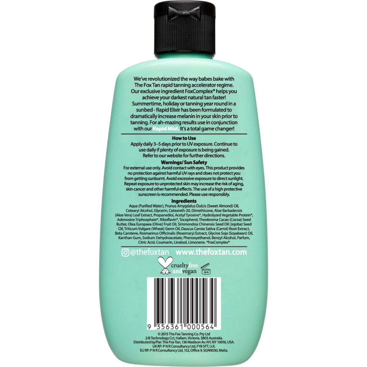 The Fox Tan Rapid Elixir 120ml