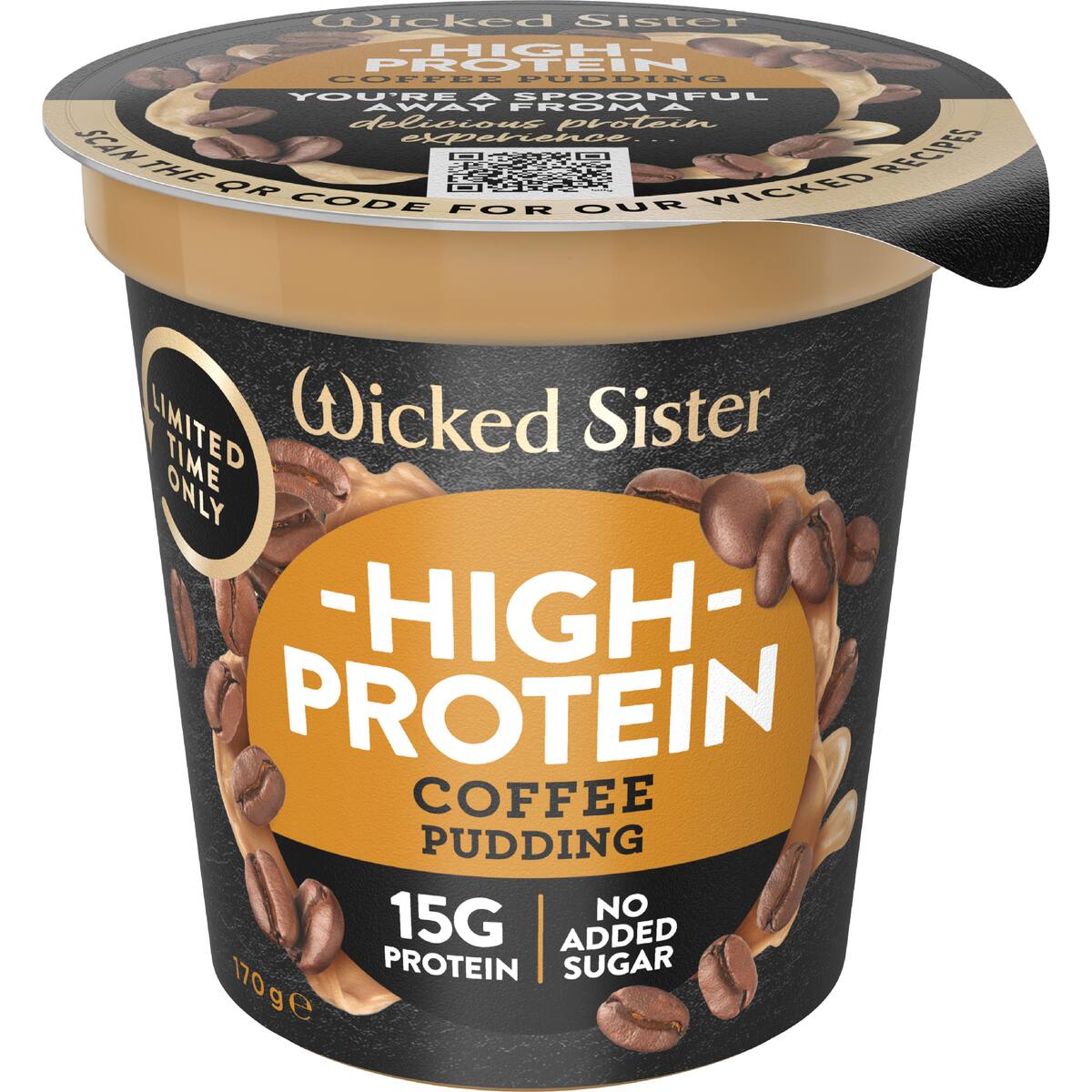 Wicked Sister High Protein Coffee Pudding 170g