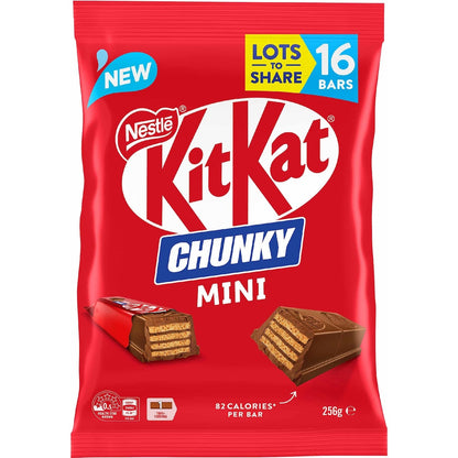 Kitkat Chunky Mini Chocolate Bars 16 Pack