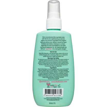 The Fox Tan Rapid Sun Tanning Mist 120ml