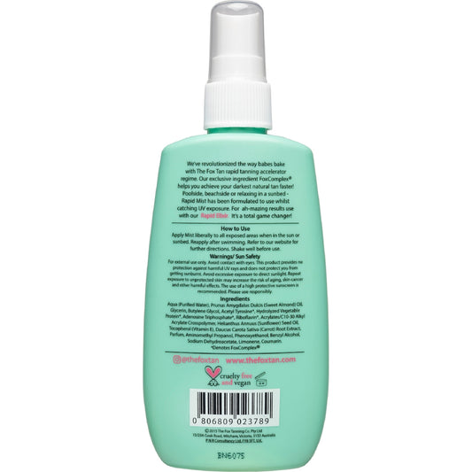 The Fox Tan Rapid Sun Tanning Mist 120ml
