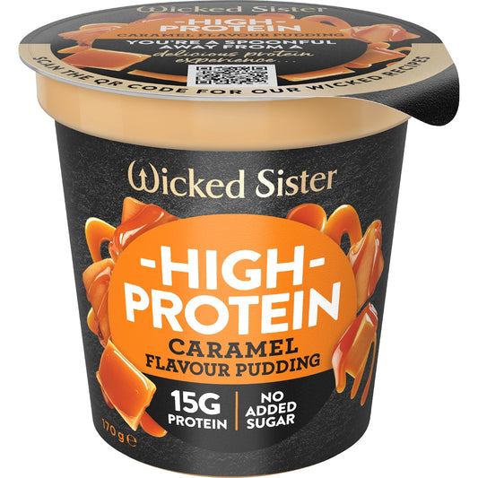 Wicked Sister High Protein Pudding Caramel 170g
