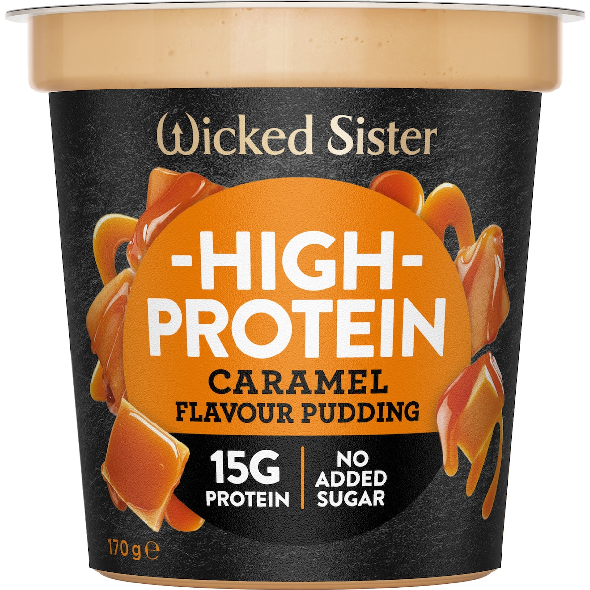 Wicked Sister High Protein Pudding Caramel 170g