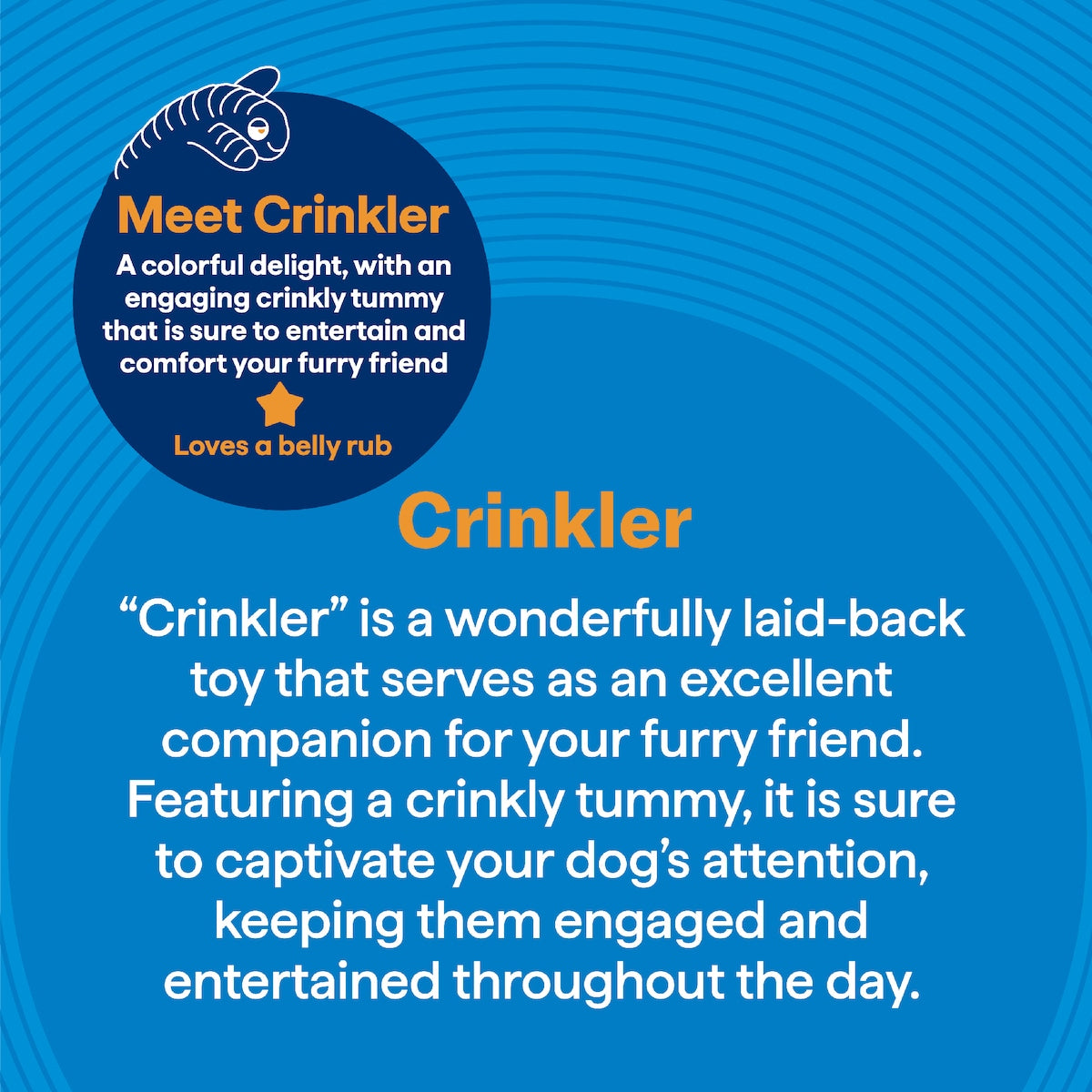 Purina Totalcare Crinkler Plush Dog Toy Each
