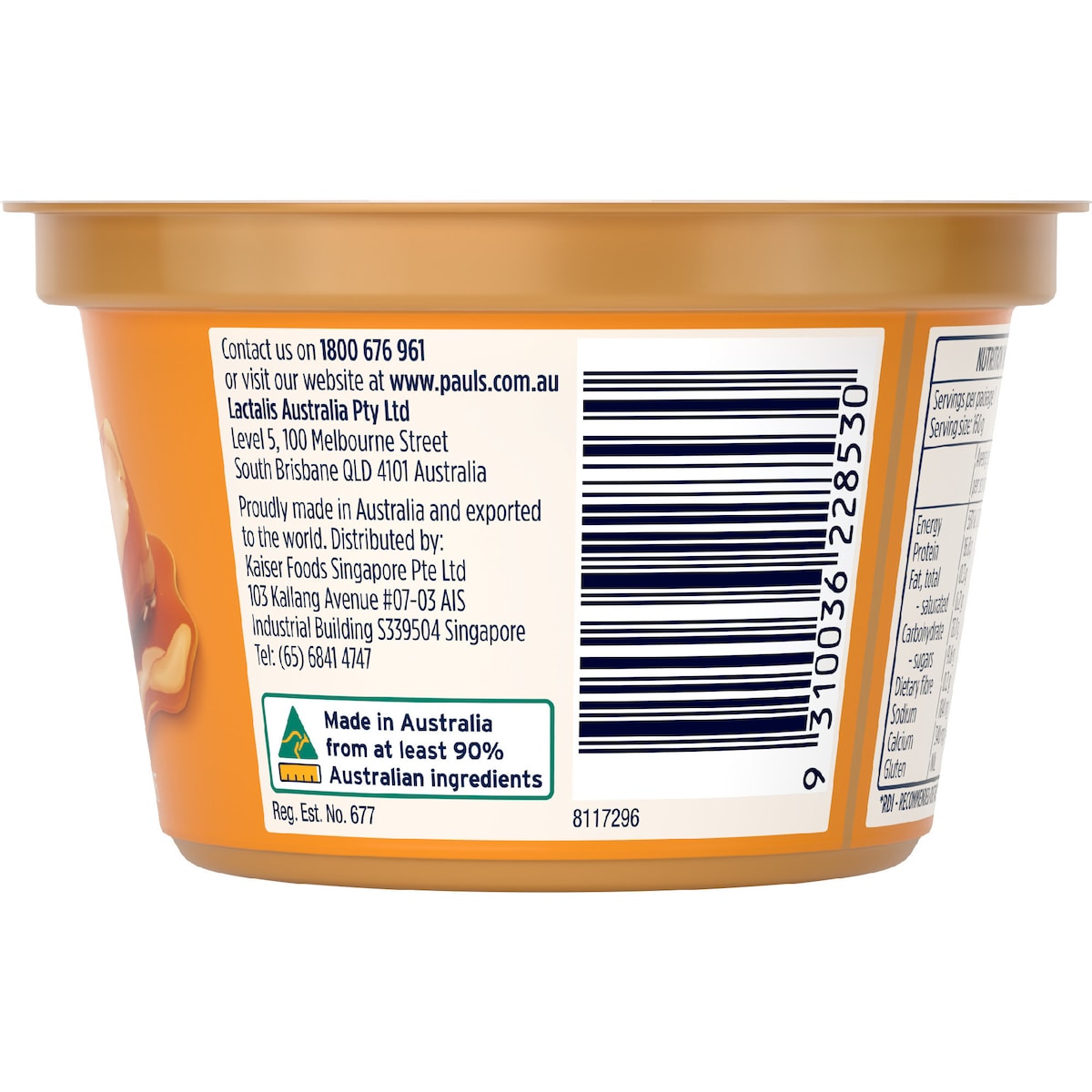 Pauls Plus Protein Dairy Snack Caramel 160g