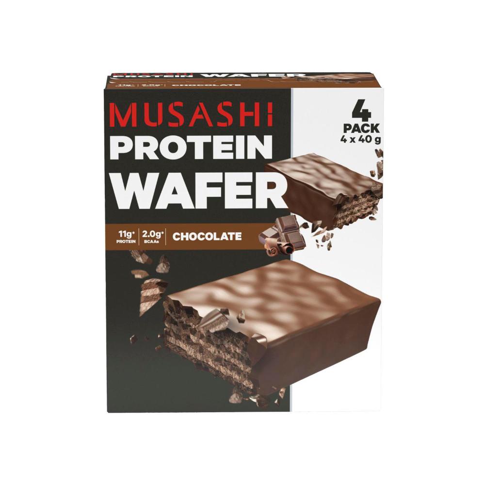 Musashi Protein Wafer Chocolate 4x40g - 160g