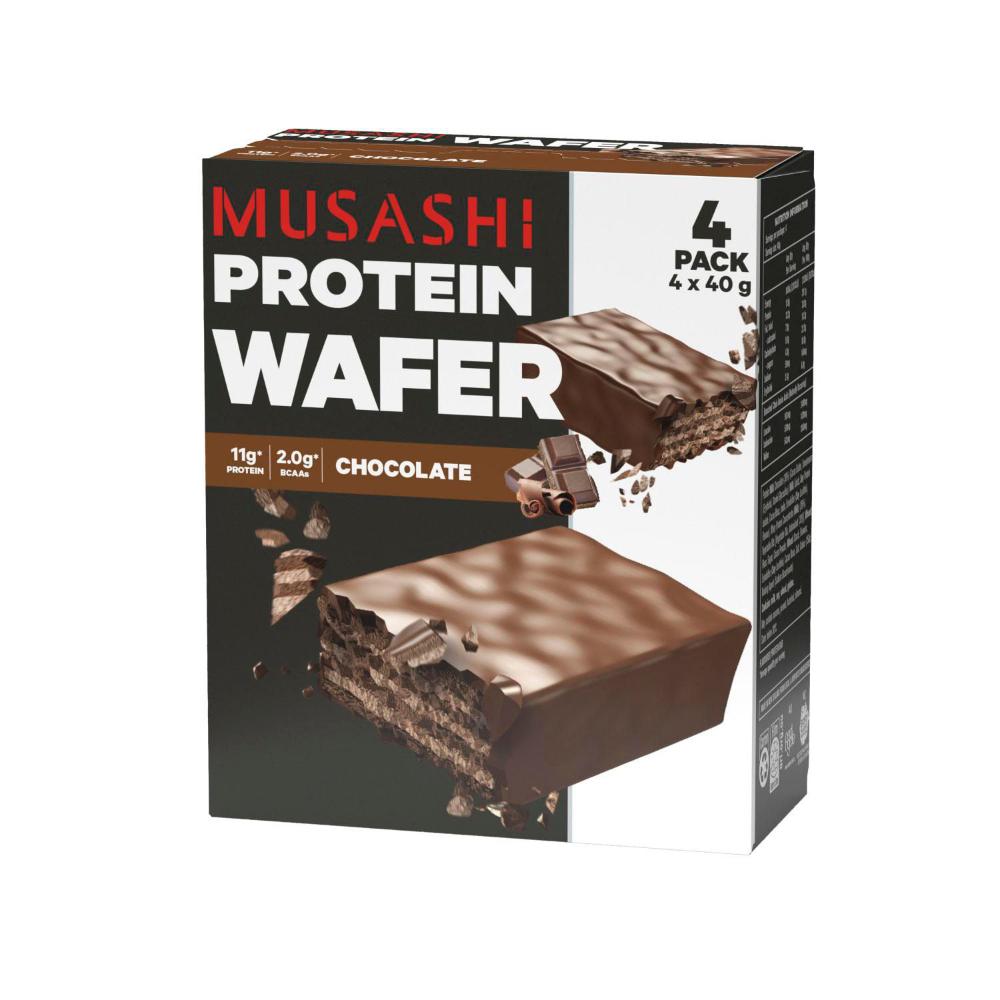 Musashi Protein Wafer Chocolate 4x40g - 160g
