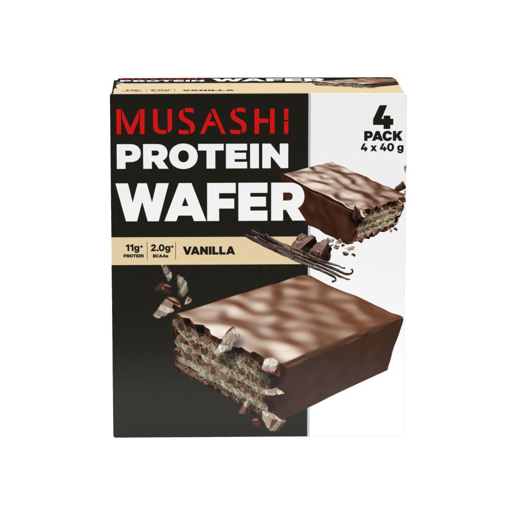Musashi Protein Wafer Vanilla 4x40g - 160g