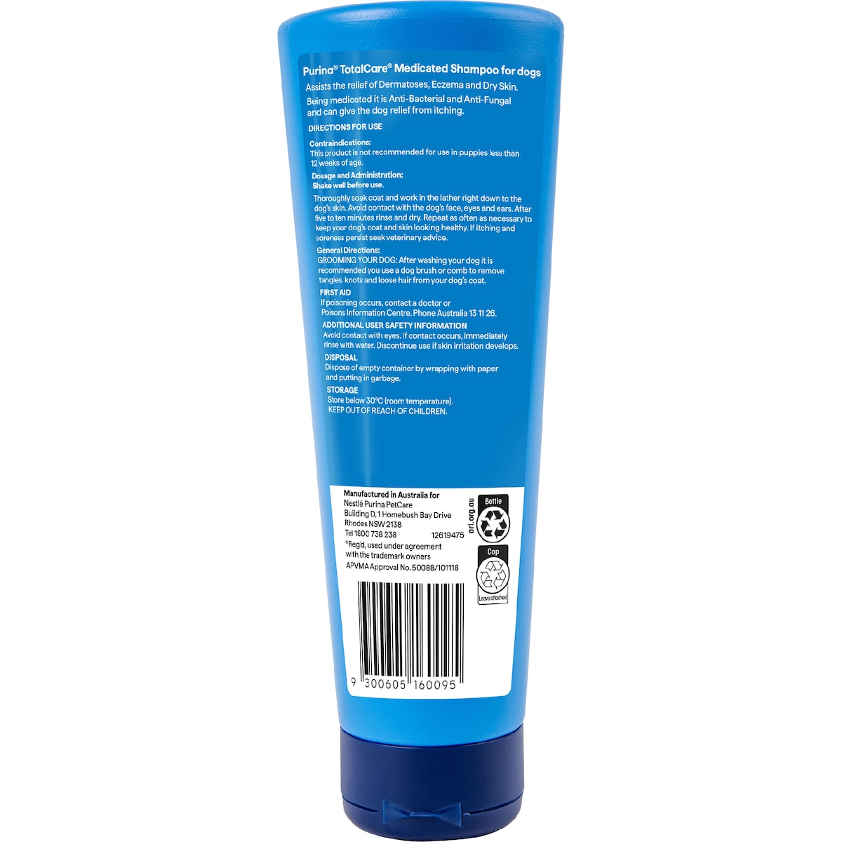 Purina Total Care Dog Shampoo Medicated 350ml