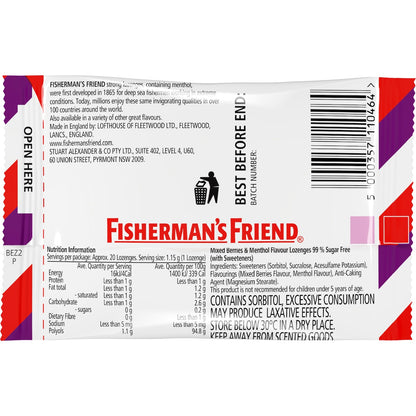 Fishermans Friend Mixed Berries 25g