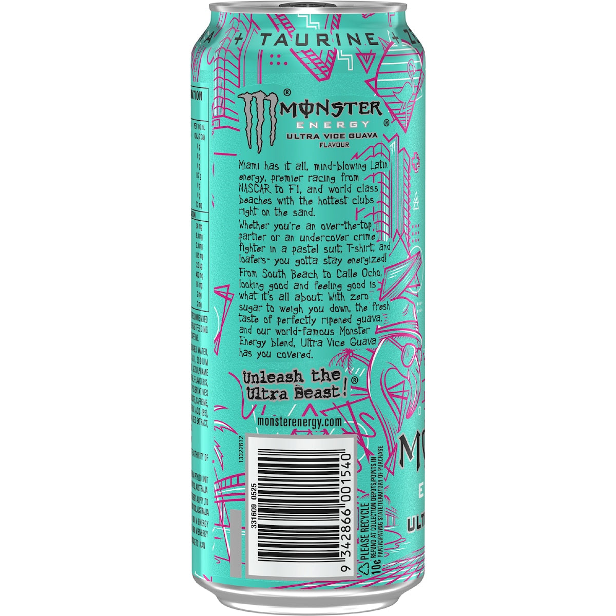 Monster Ultra Vice Energy Drink 500ml