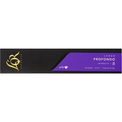 Lor Espresso Lungo Profondo Coffee Pods Nespresso Compatible 10 Pack