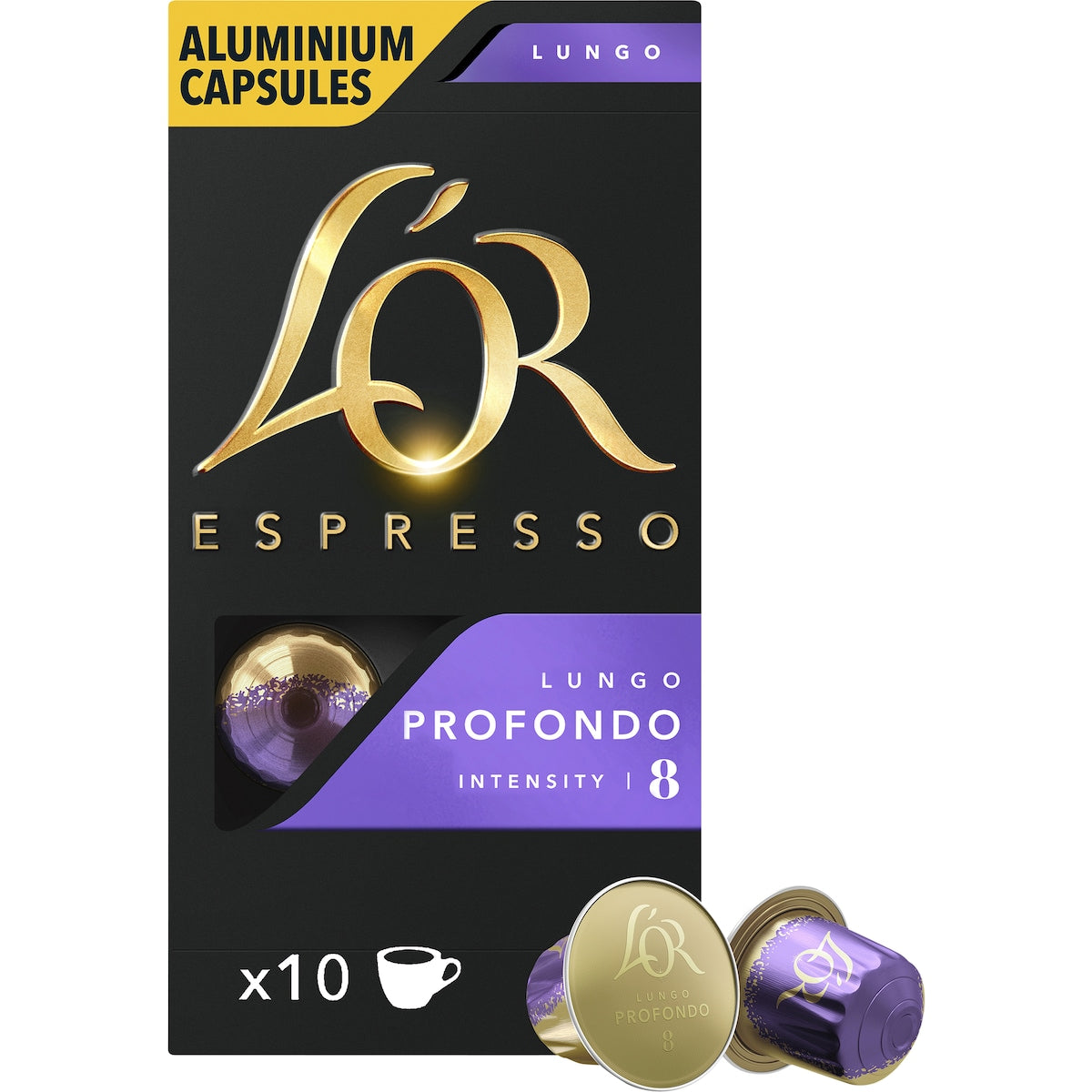 Lor Espresso Lungo Profondo Coffee Pods Nespresso Compatible 10 Pack