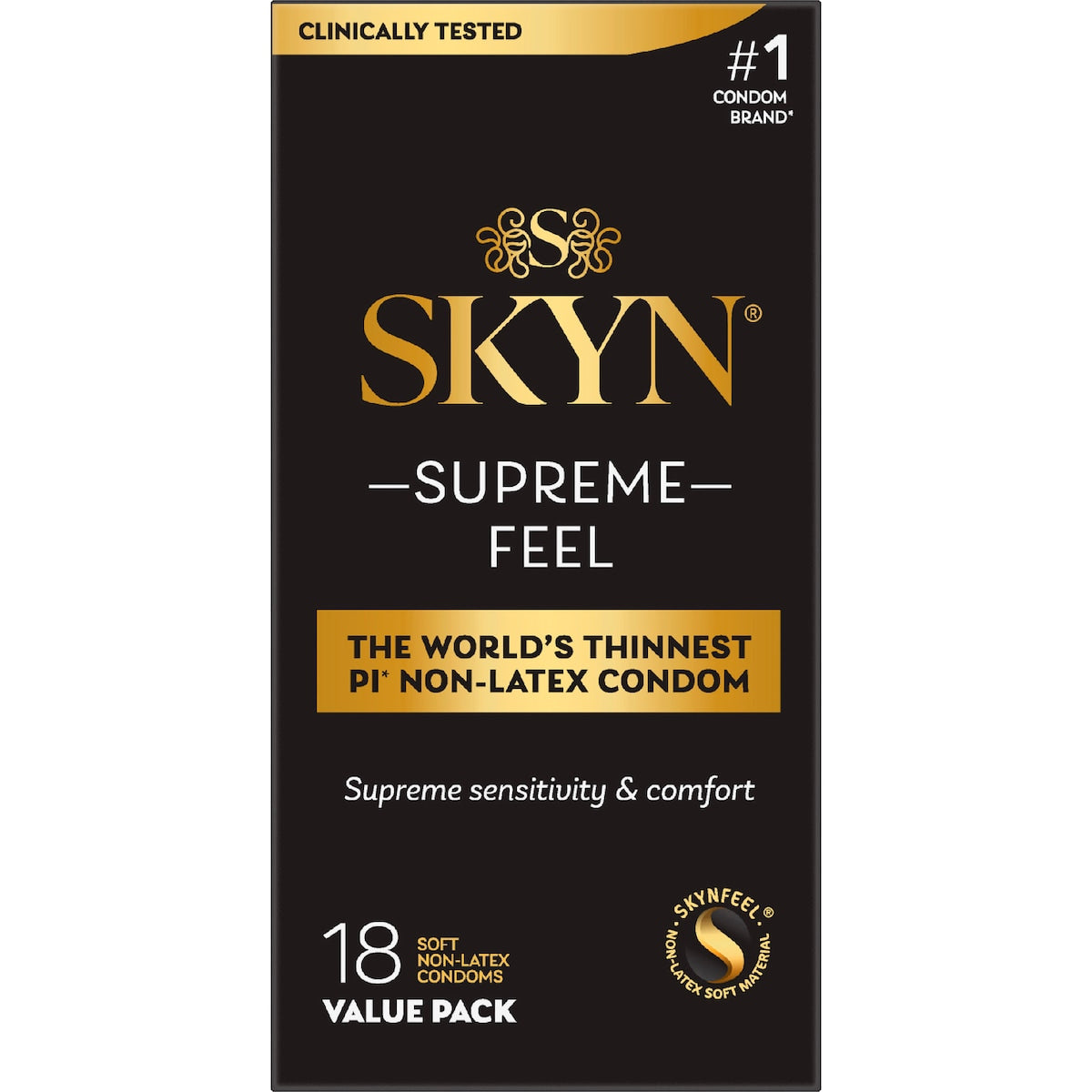 Skyn Condoms Supreme Feel 18 Pack