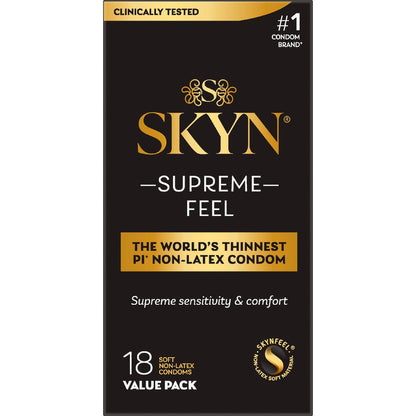 Skyn Condoms Supreme Feel 18 Pack