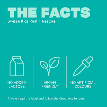 Swisse Kids Rest + Restore Tablets For Natural And Restful Sleep 60 Pack