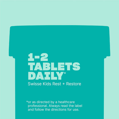 Swisse Kids Rest + Restore Tablets For Natural And Restful Sleep 60 Pack