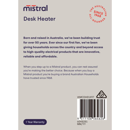 Mistral Desk Heater Each