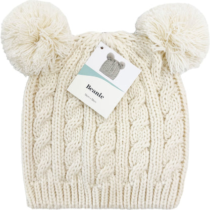 Kids Beanie Cream Each