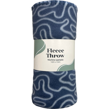 Fleece Throw Assorted Each