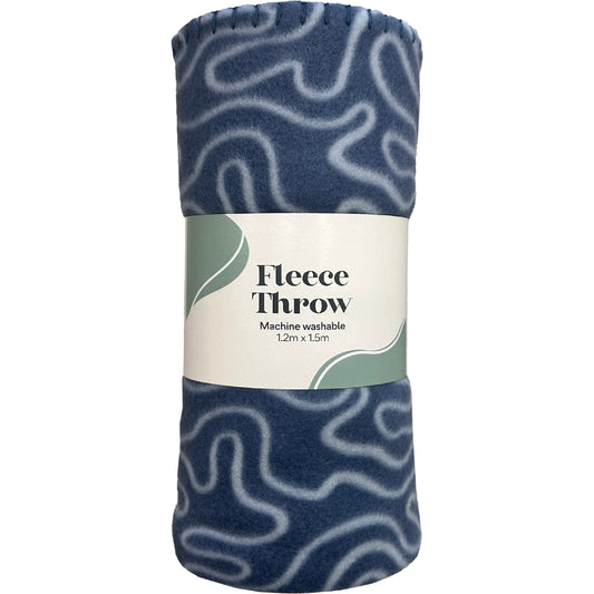 Fleece Throw Assorted Each
