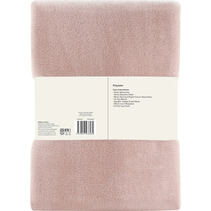 Ultra Soft Blanket Dusty Pink Each