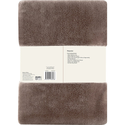 Ultra Soft Blanket Brown Each