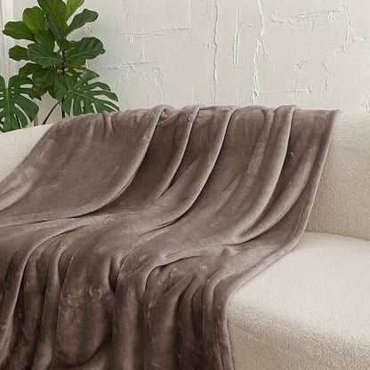 Ultra Soft Blanket Brown Each