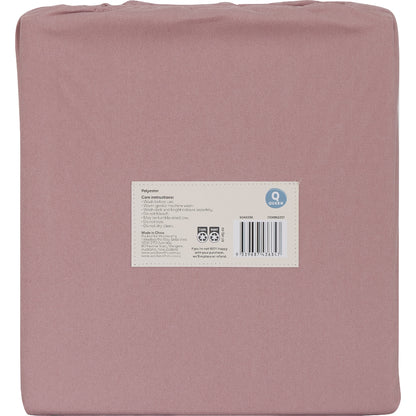 Queen Microfleece Bed Sheet Pack Pink Each