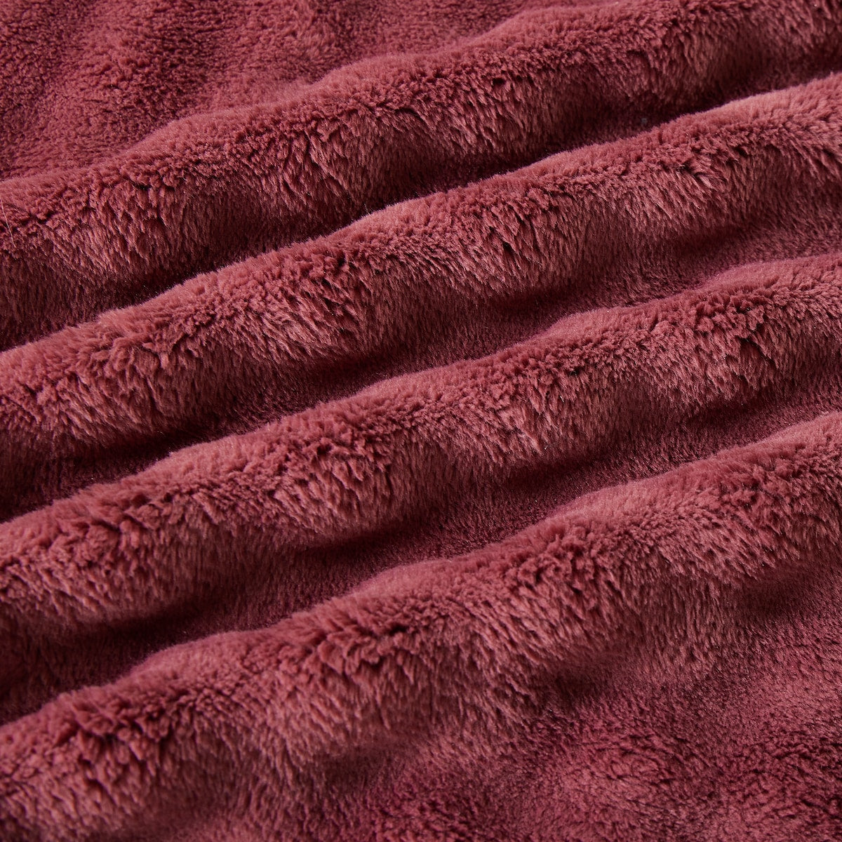 Queen Bed Bubble Blanket Burgundy Each
