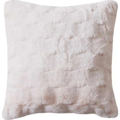 Wavy Faux Fur Cushion Cream Each